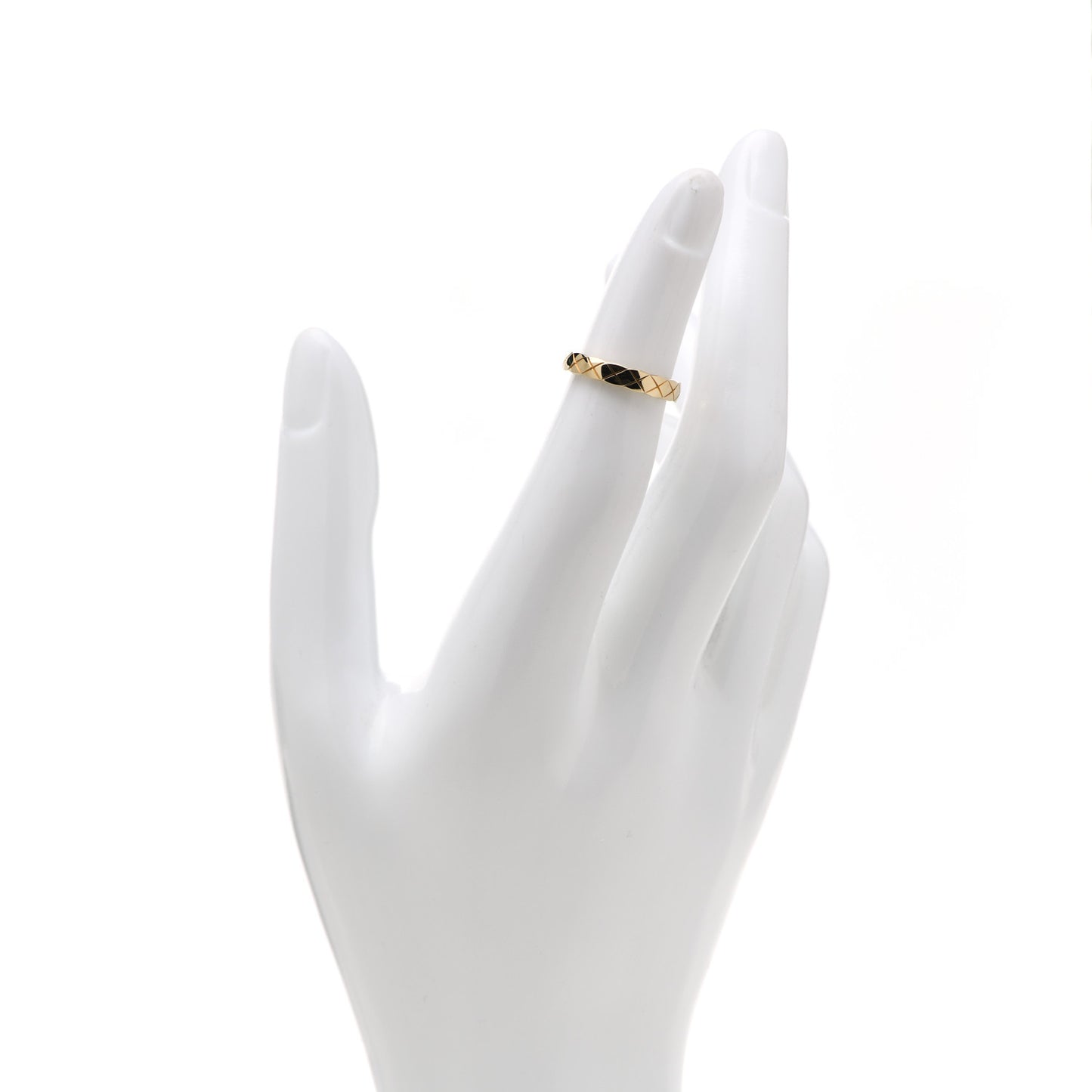 18K Yellow Gold Mini Coco Crush Ring 46 3.75