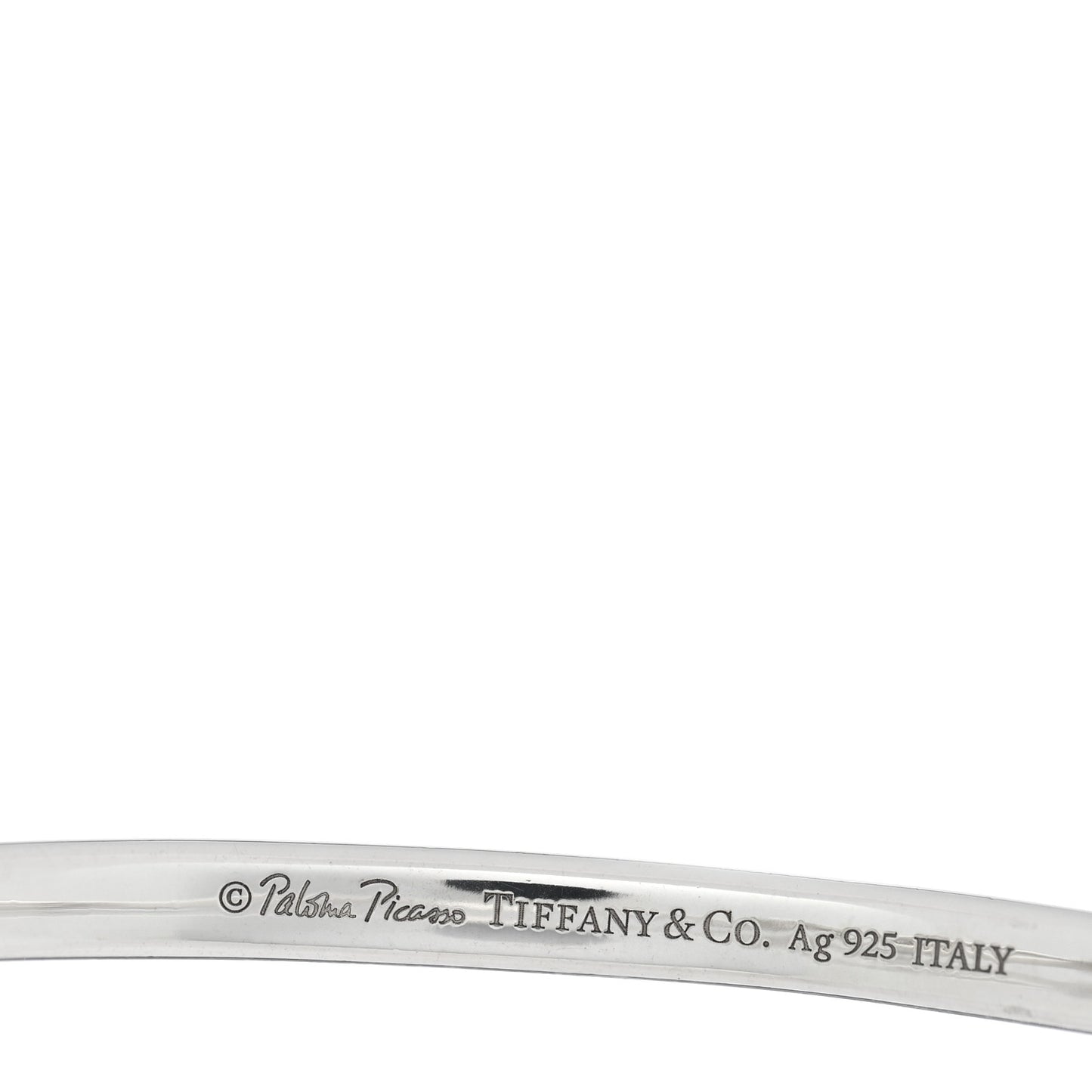Sterling Silver Paloma Picasso Knot Hinged Bangle Bracelet