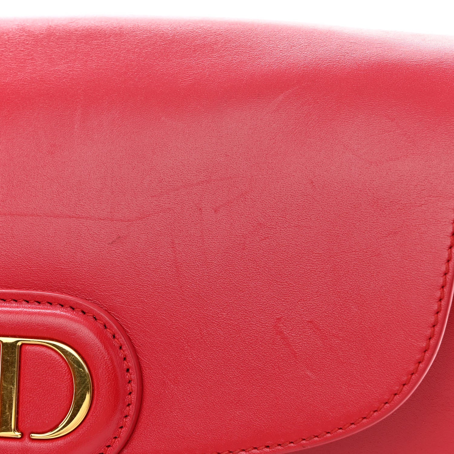 Christian Dior Box Calfskin Medium Bobby Flap Raspberry 10 of 14
