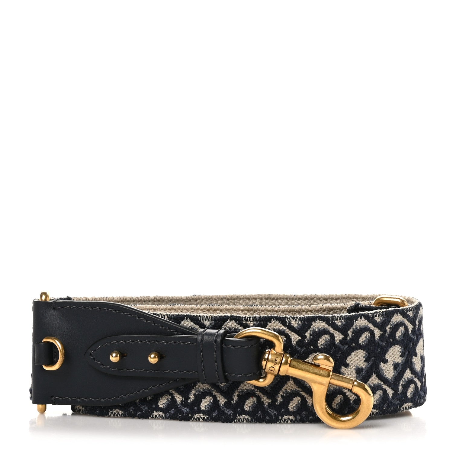 Christian Dior Oblique Shoulder Strap Blue 1 of 4
