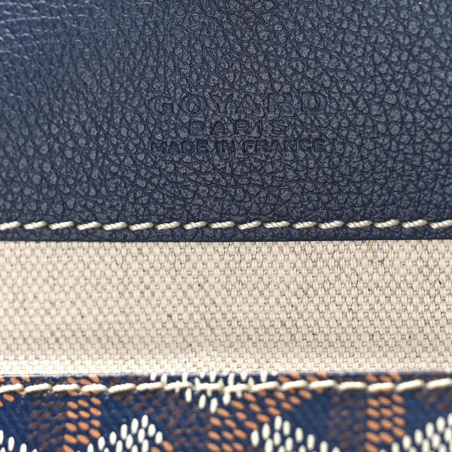 Goyardine Saint Louis PM Navy