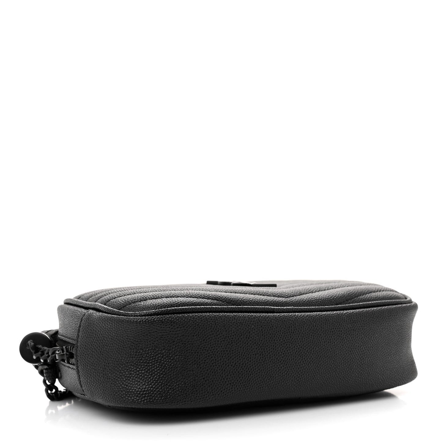 Grain De Poudre Matelasse Monochrome Monogram Mini Lou Camera Bag Black