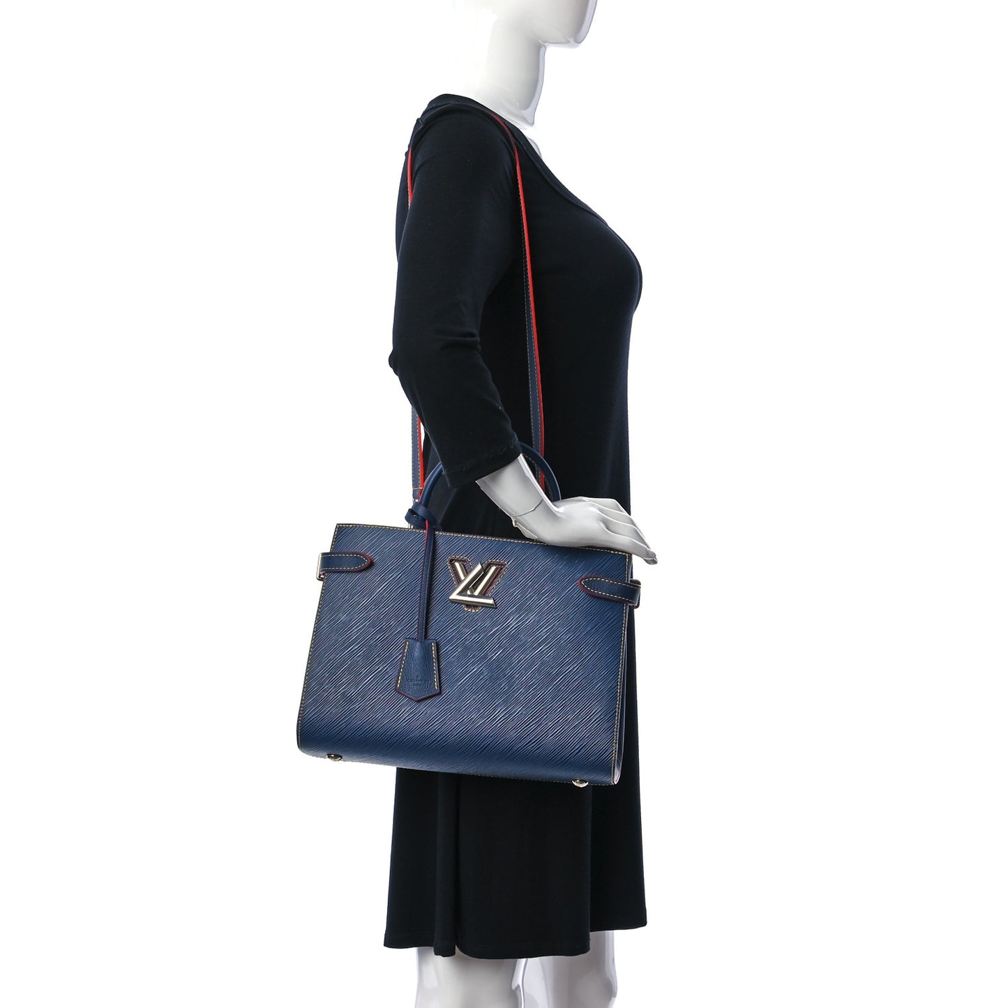 Epi Twist Tote Indigo