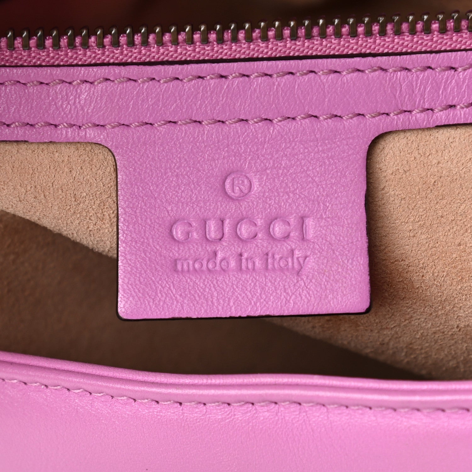 Gucci Calfskin Matelasse Medium GG Marmont Shoulder Bag Candy Mousse 7 of 18