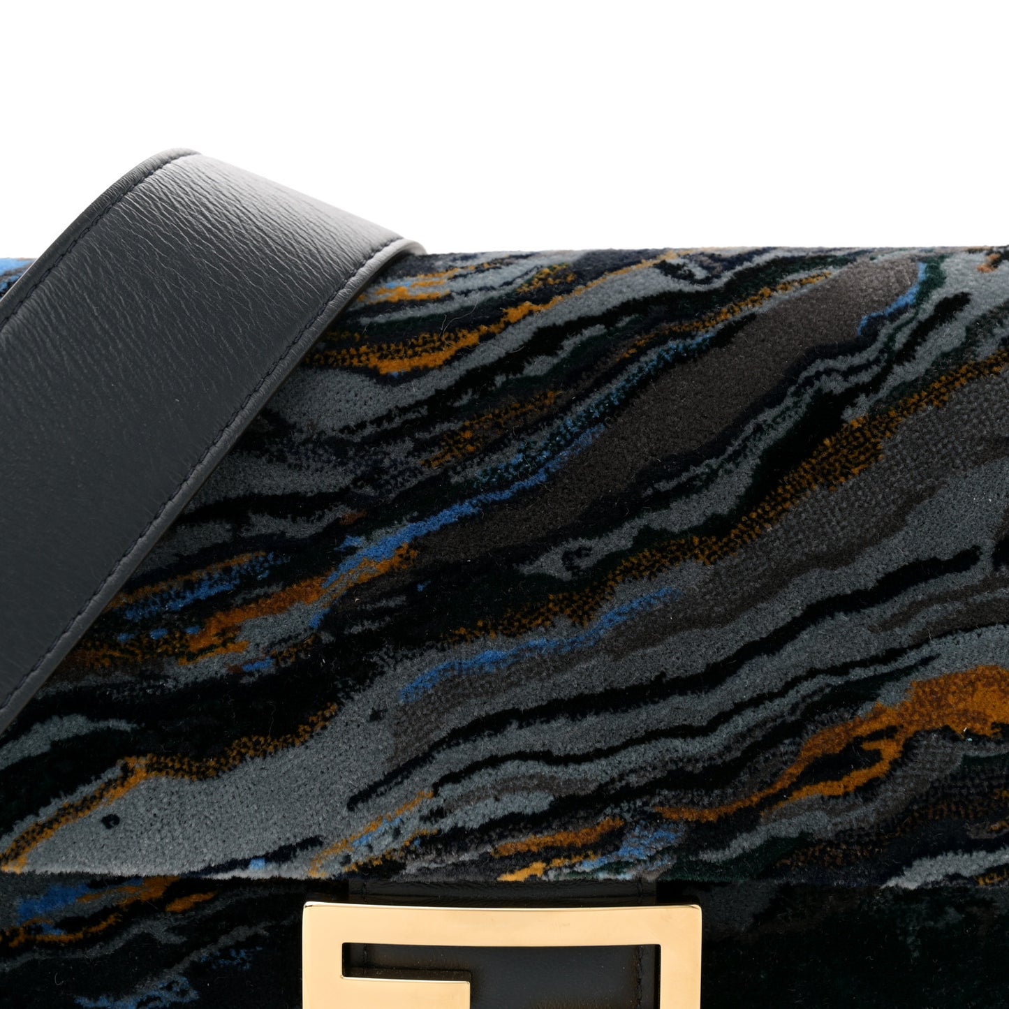 Velvet Tappetino Marble Baguette Bleu Multicolor