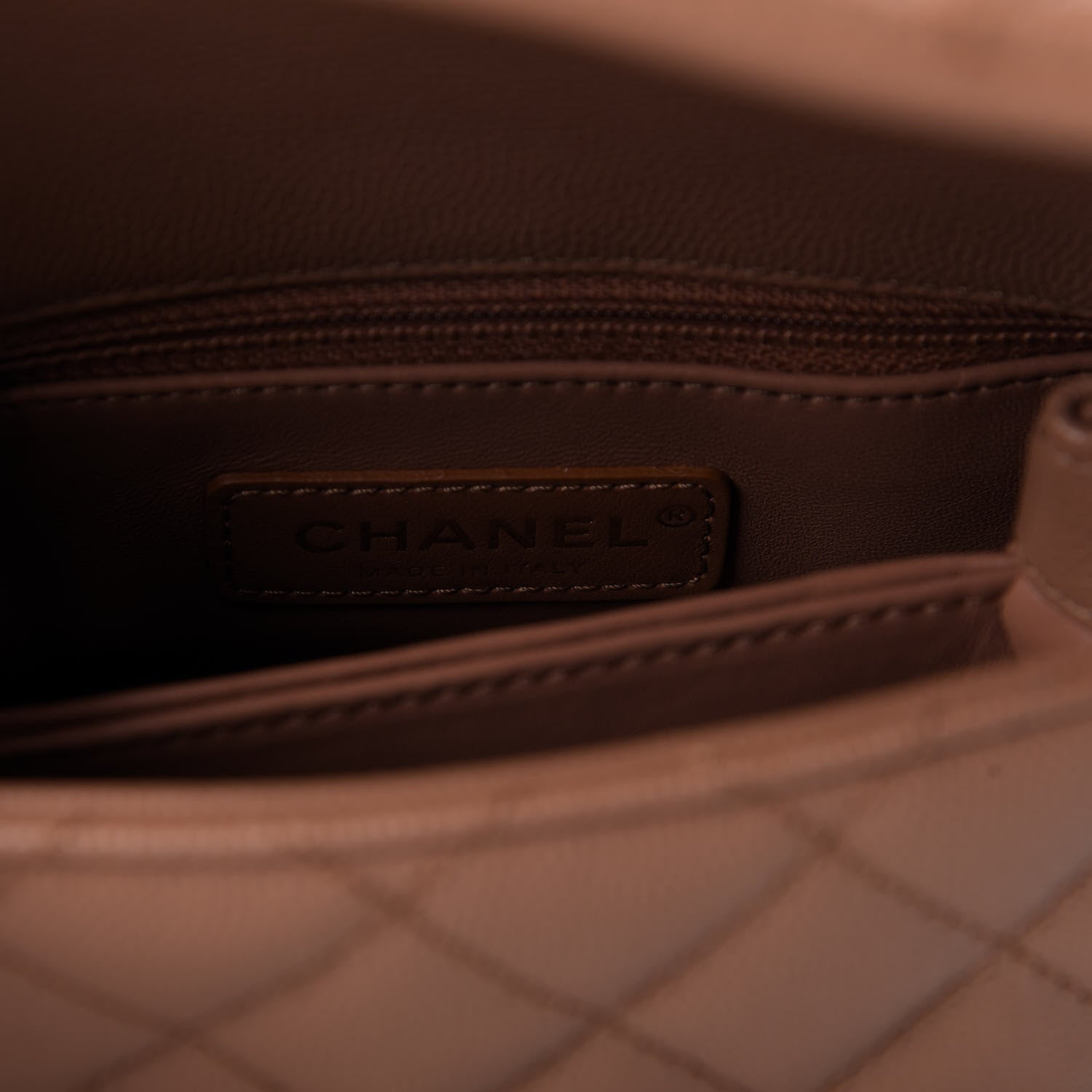 Chanel Caviar Quilted Extra Mini Coco Handle Flap Brown 8 of 10