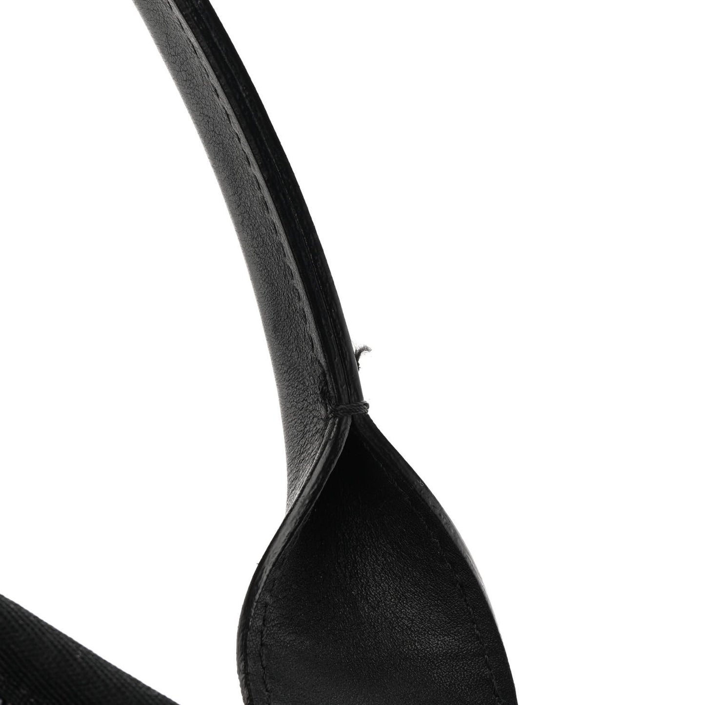 Woven Straw Raffia Large Deauville Tote Black