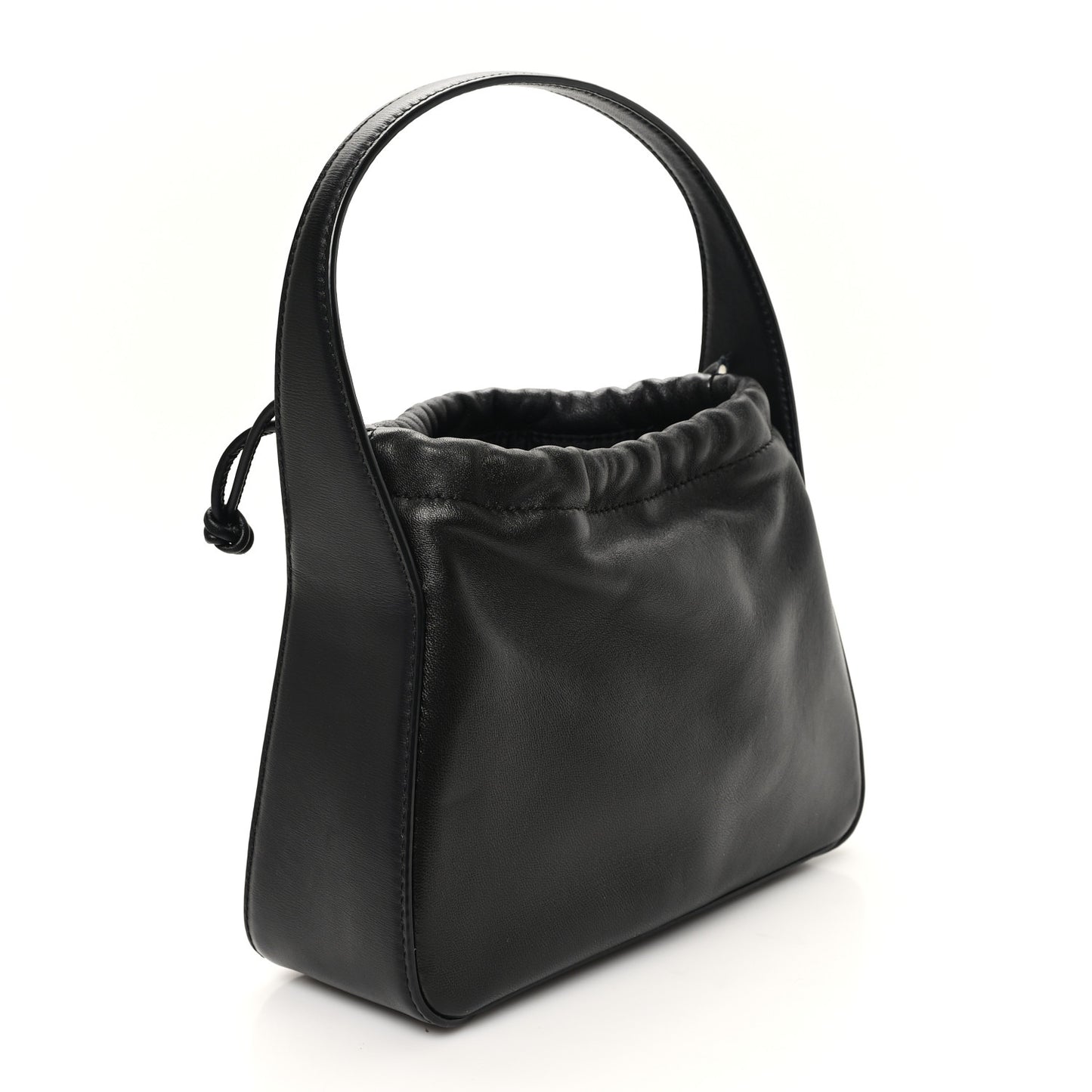 Lambskin Nylon Small Ryan Bag Black