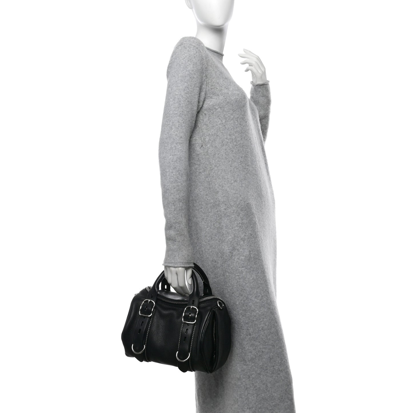 Pebbled Lambskin Rockie Black