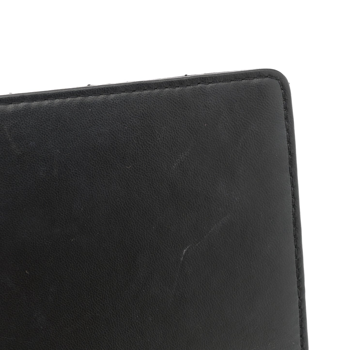 Lambskin Quilted Fantasy Pearl Flap Black