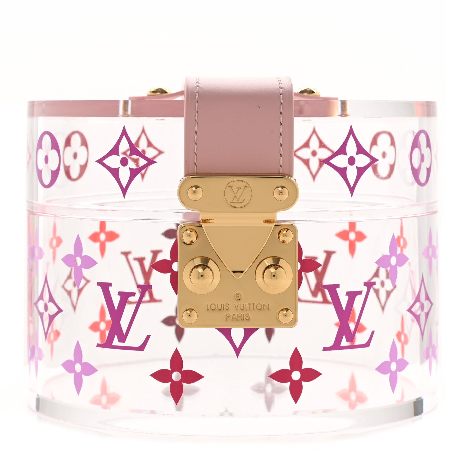 Louis Vuitton Transparent Plexiglass Box Scott Rose Ballerine 1 of 7