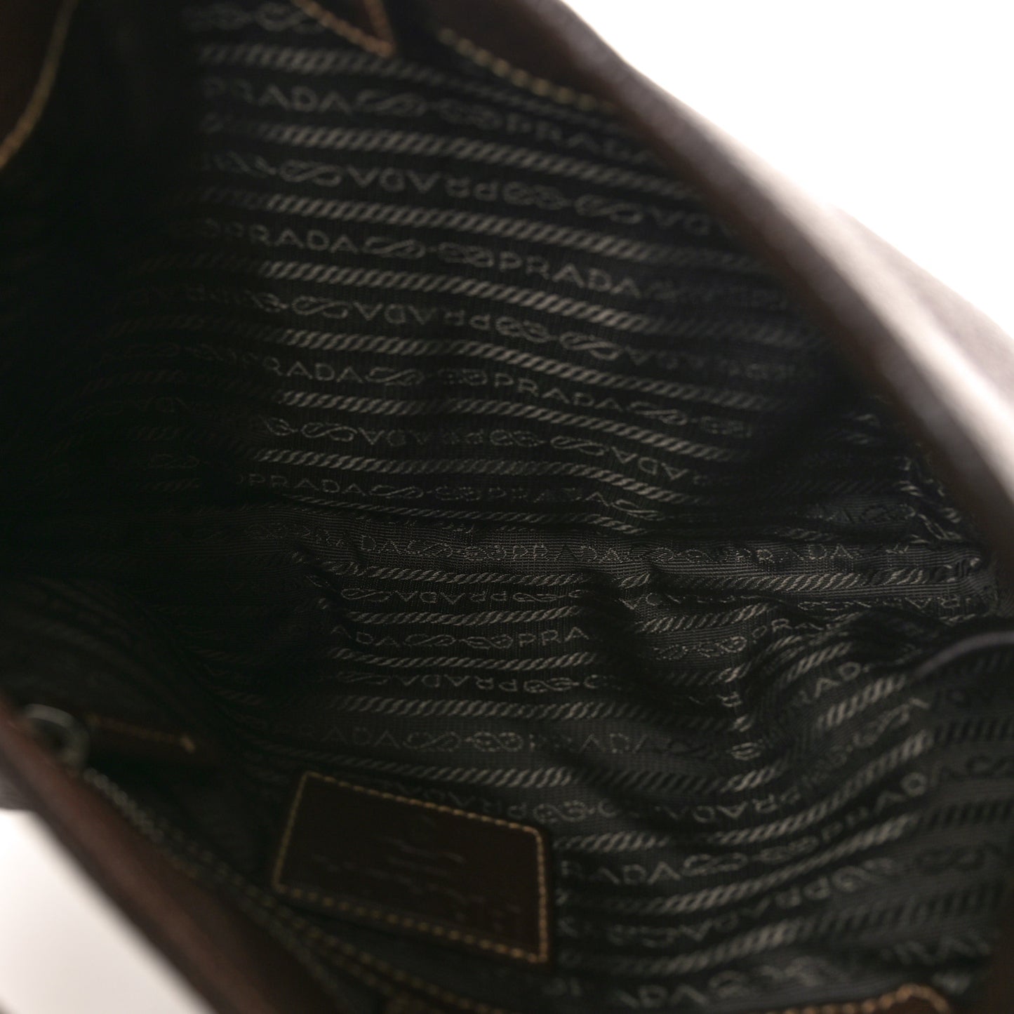 Vitello Daino Rope Knotted Hobo Brown