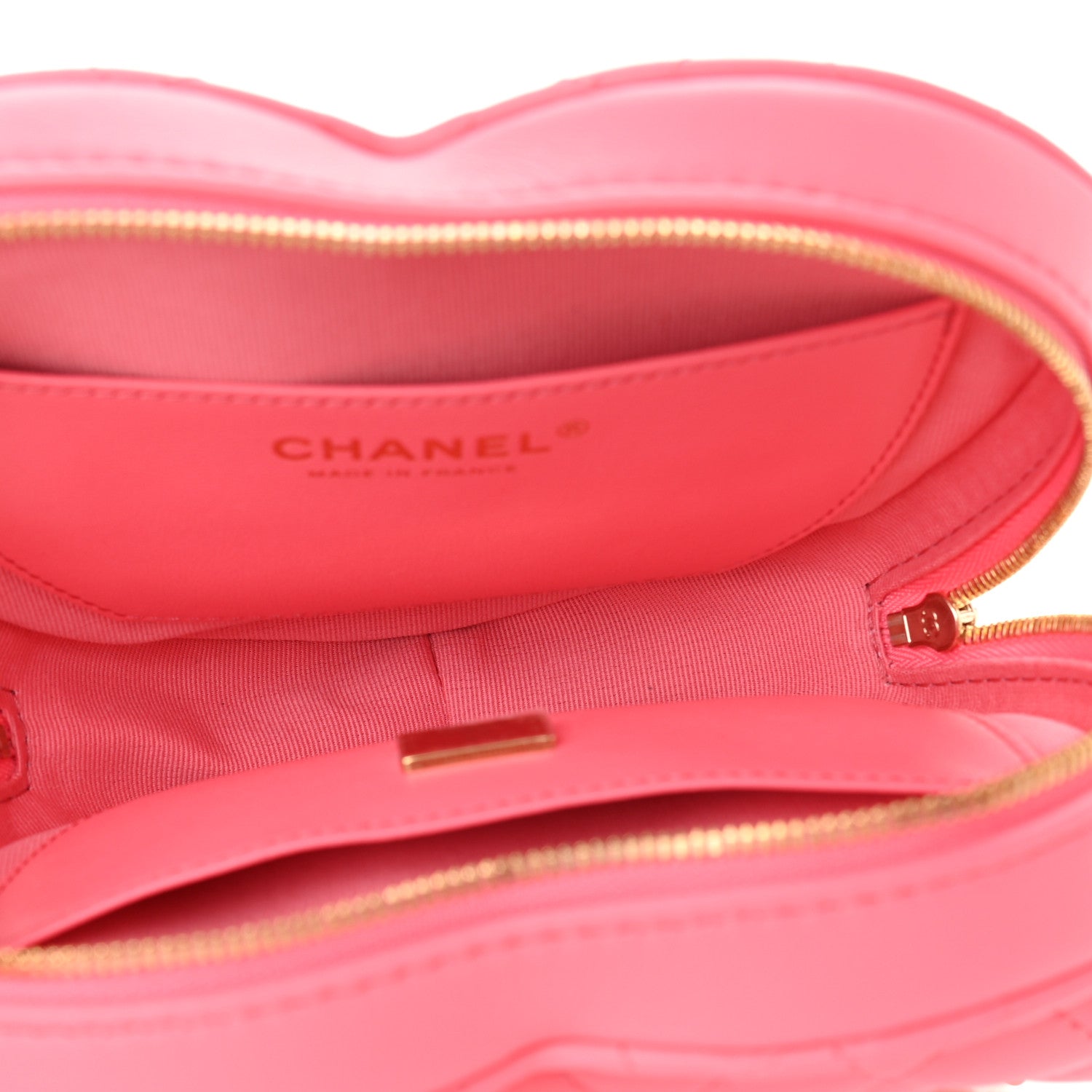 Chanel Lambskin Quilted CC In Love Heart Bag Pink 5 of 11