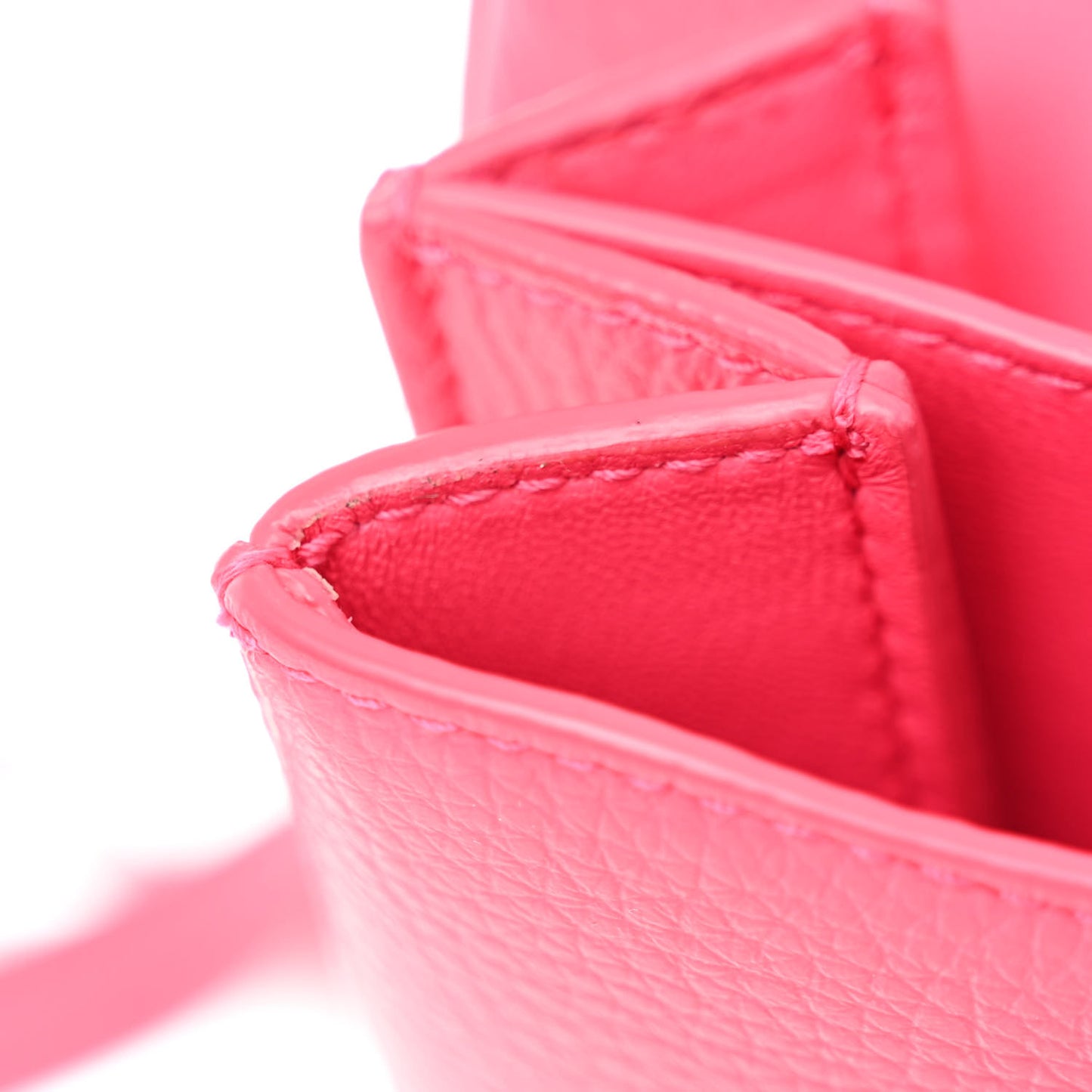 BOTTEGA VENETA Calfskin Mount Envelope Bag Pink