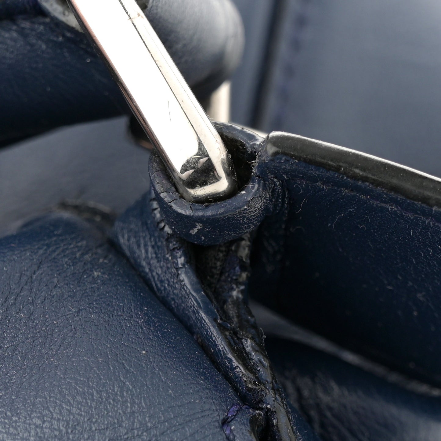 Calfskin Medium Puzzle Bag Marine