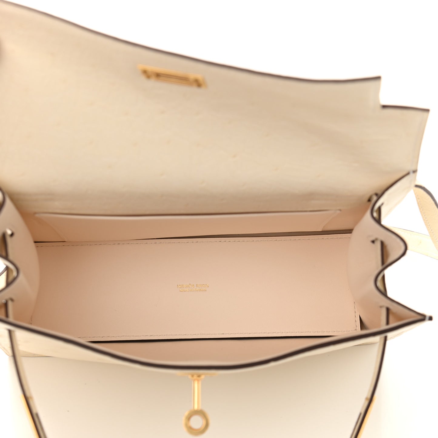 Ostrich Kelly Danse II Belt Bag Nata
