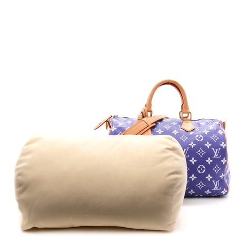 Calfskin Monogram Speedy P9 Bandouliere 40 Amethyst