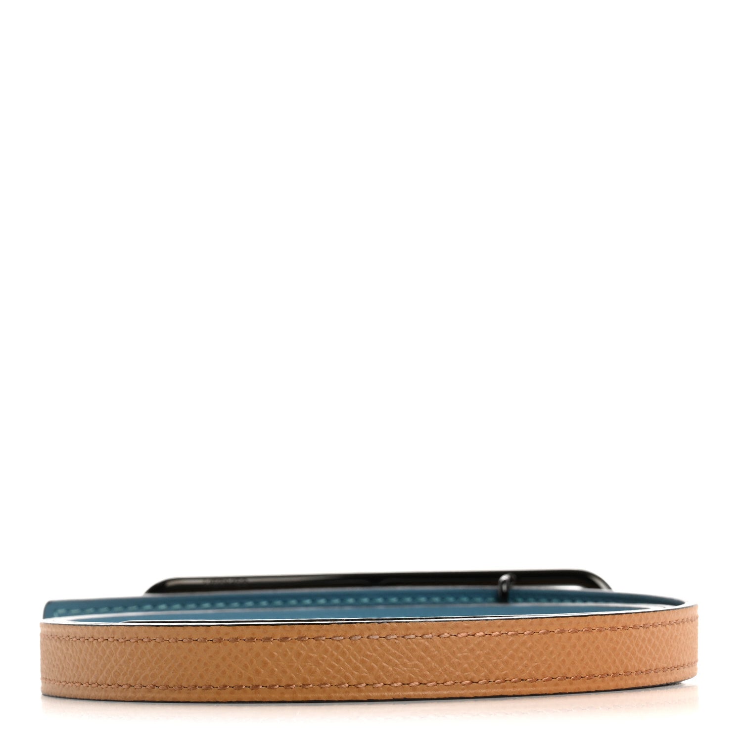 Hermes Swift Epsom 13mm Roulis Belt 85 34 Blue Jean Biscuit 2 of 6