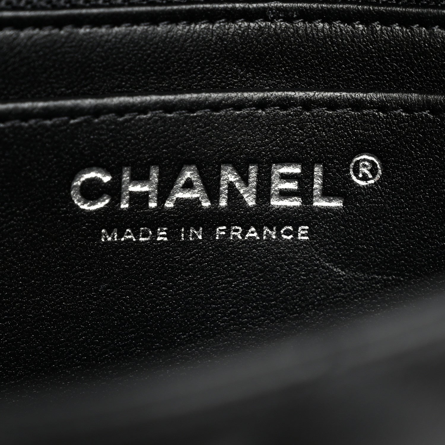 Chanel Lambskin Quilted Mini Rectangular Flap Black 6 of 10