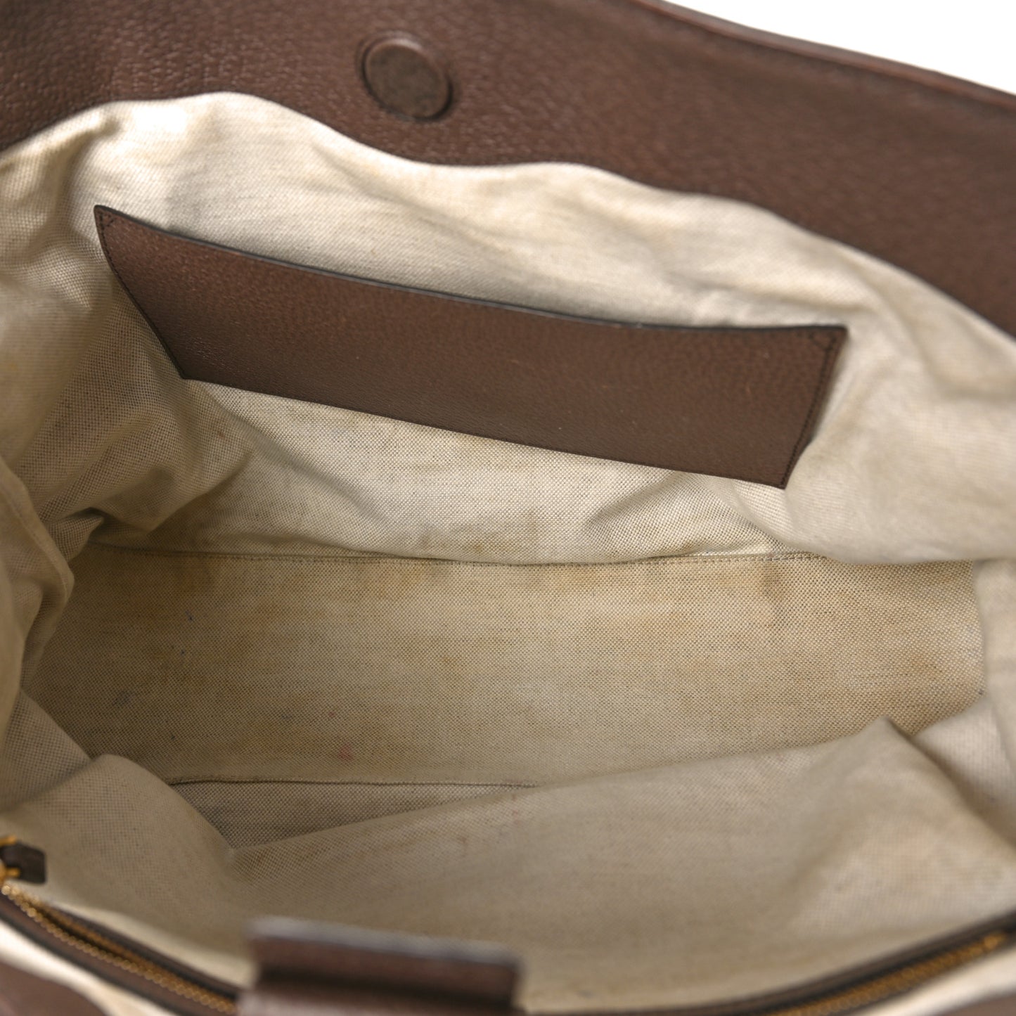Monogram Jumbo GG Textured Dollar Calfskin Web Medium Ophidia Shopping Tote Camel Ebony