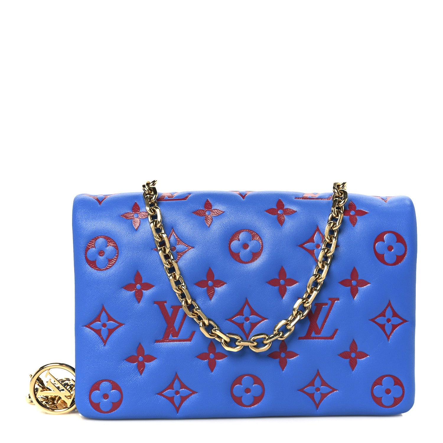 Louis Vuitton Lambskin Embossed Monogram Vuittamins Pochette