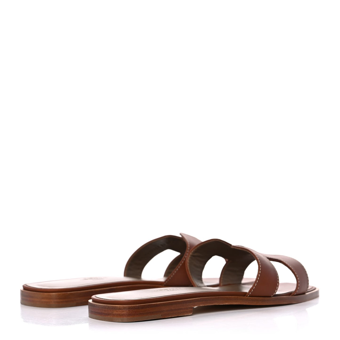 Box Calfskin Oran Sandals 38 Gold