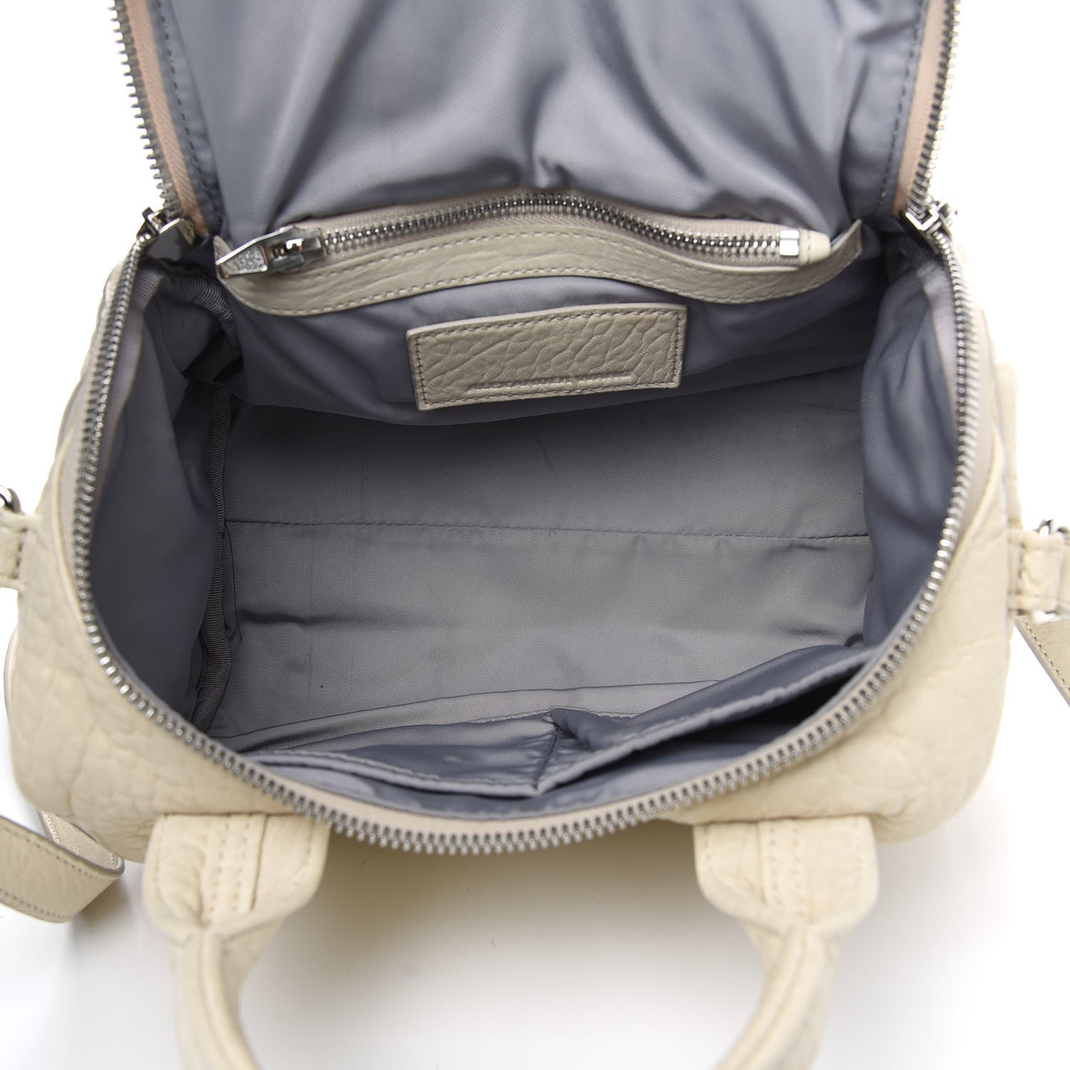 Alexander Wang Pebbled Lambskin Rockie Dune Silver Hardware 6 of 15