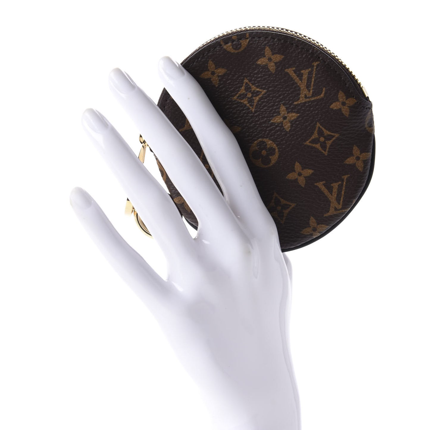 Mini Monogram Trio Pouch Round Coin Purse