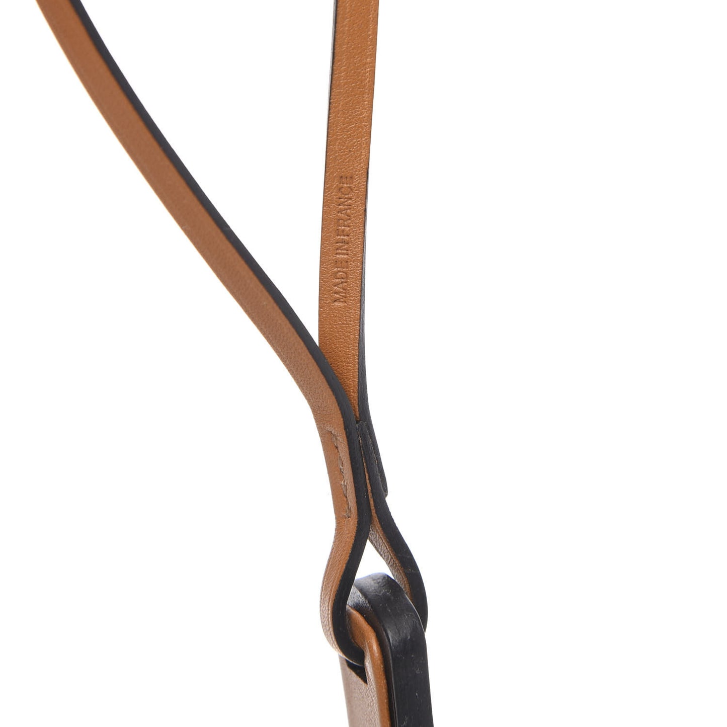 Epsom Butler Calfskin Hunter Oran Nano Bag Charm Gold