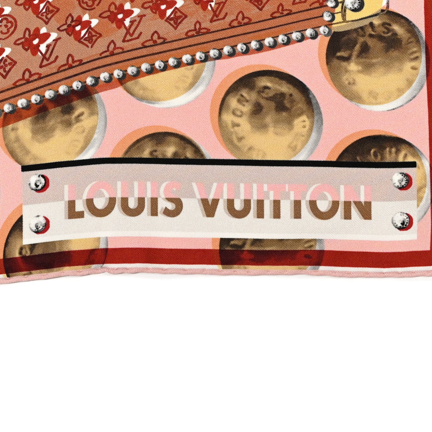 Silk Trunks Square Scarf Multicolor