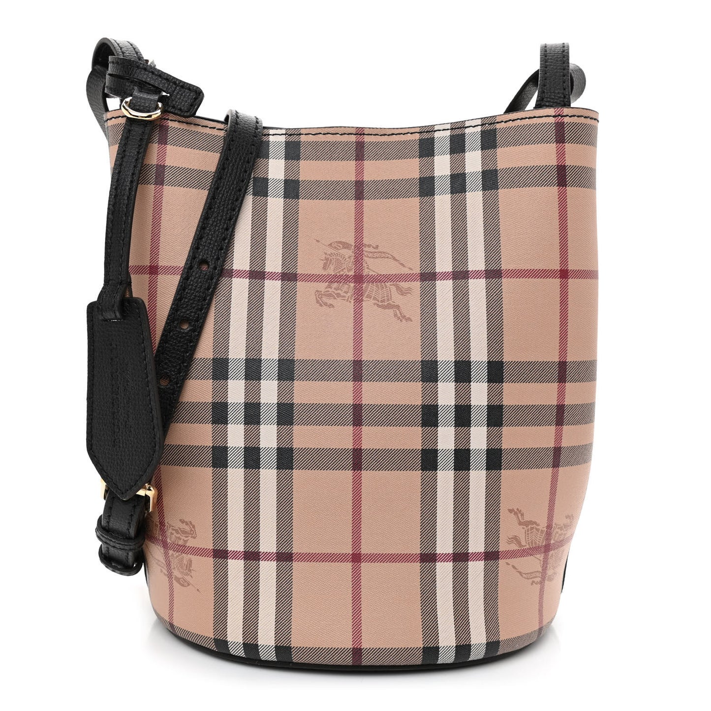 Haymarket Check Colours Small Lorne Bucket Crossbody Black