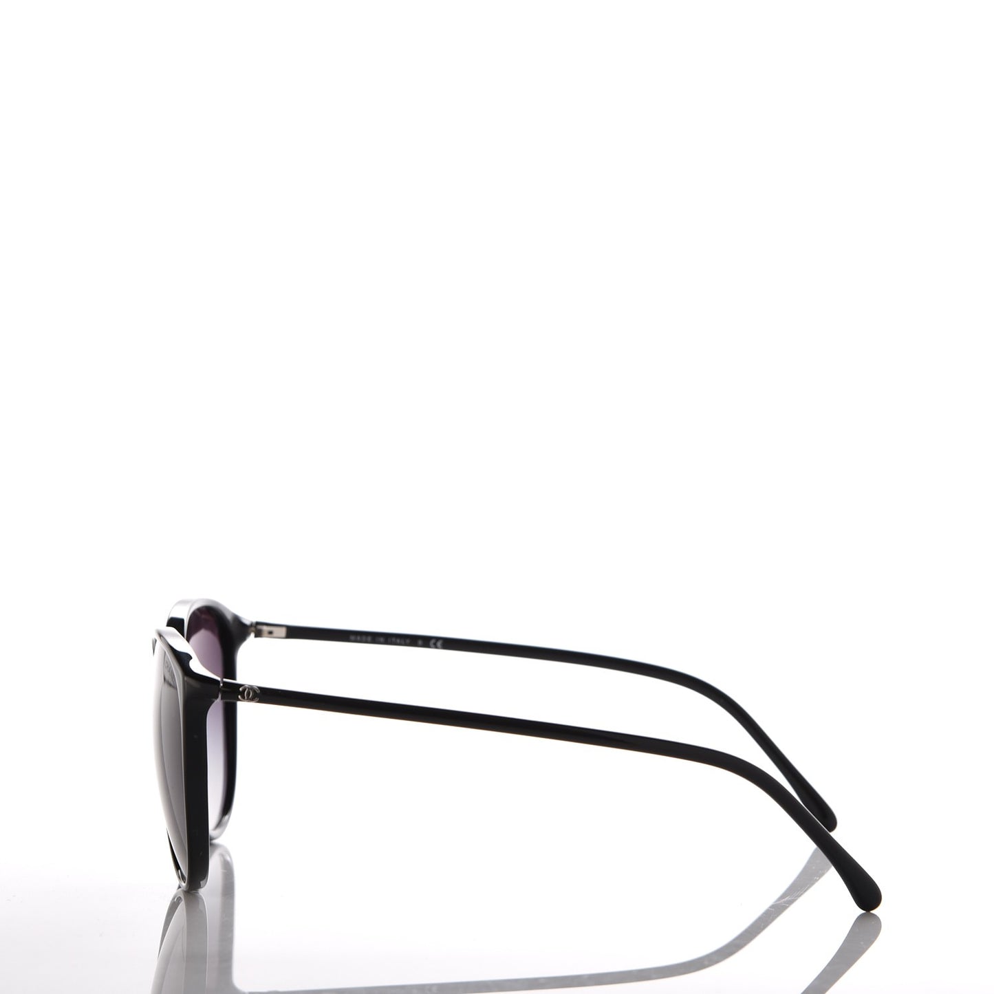 Acetate Round Sunglasses 5278 Black