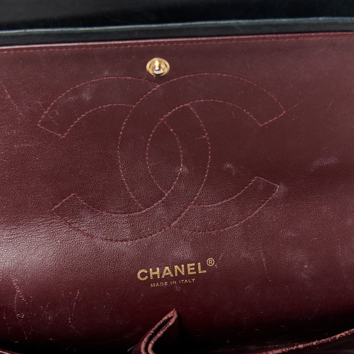 Chanel Lambskin Quilted Jumbo Double Flap Black 6 of 15