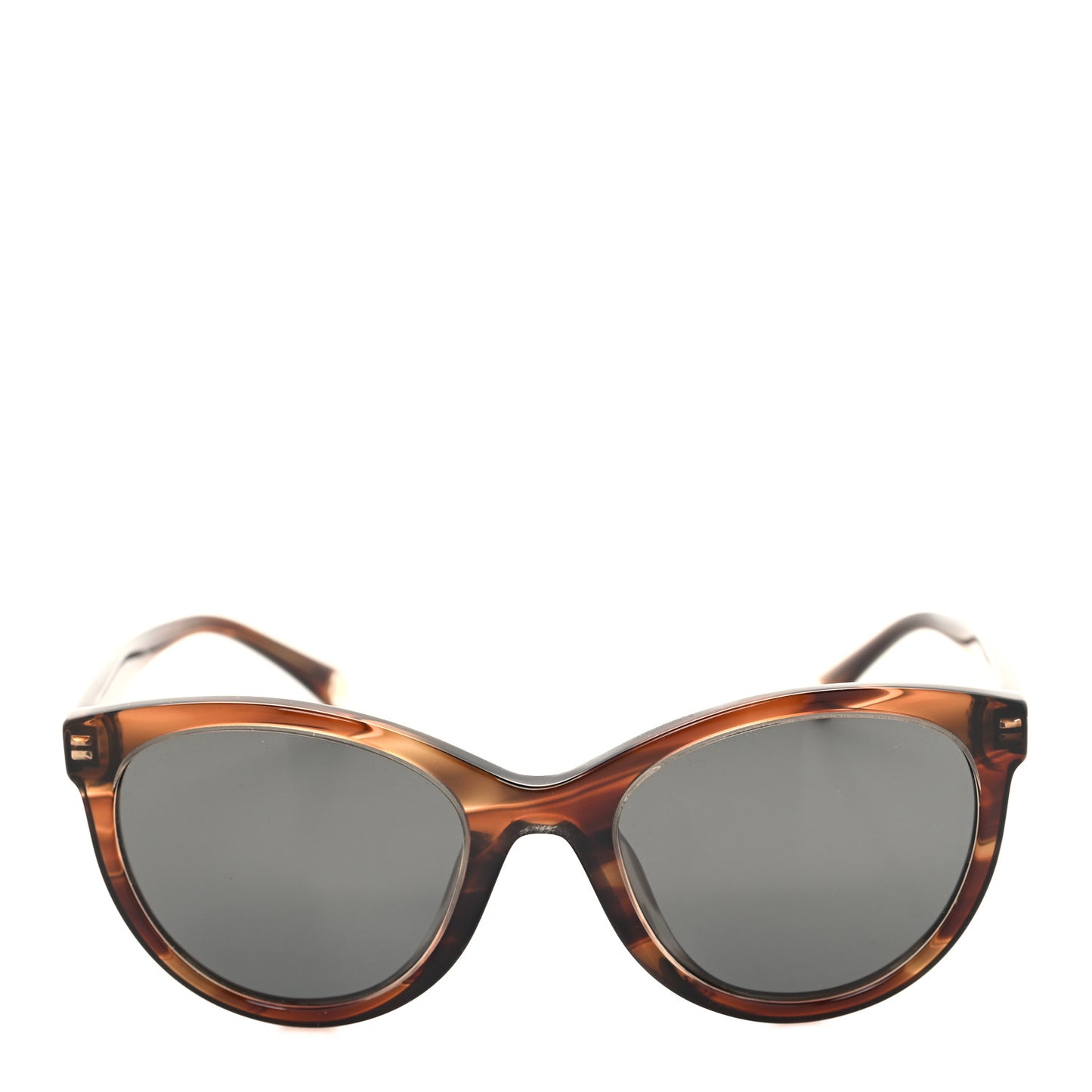 Acetate Polarized Sunglasses 5523-U Striped Brown