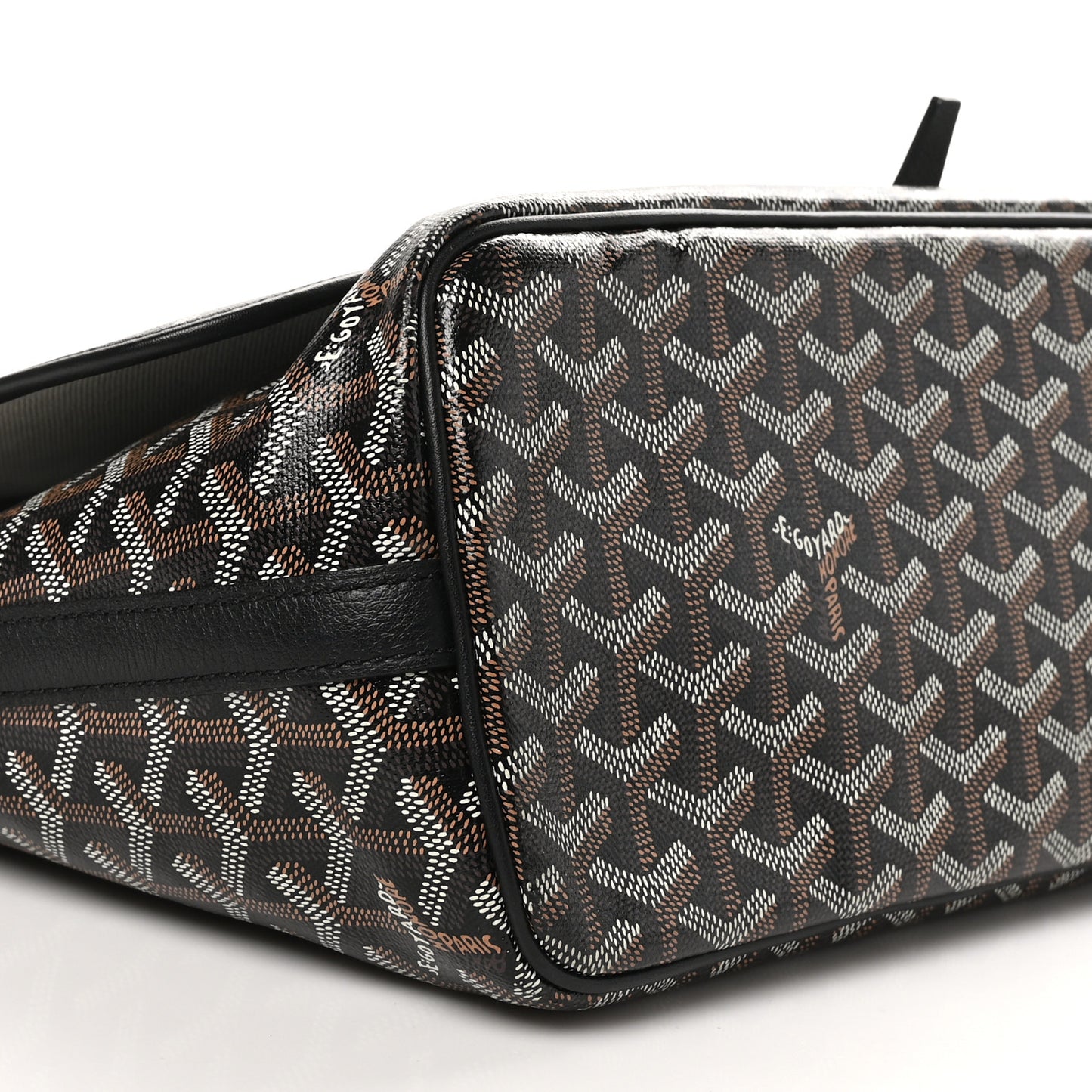 Goyardine Capetien Messenger Bag Black