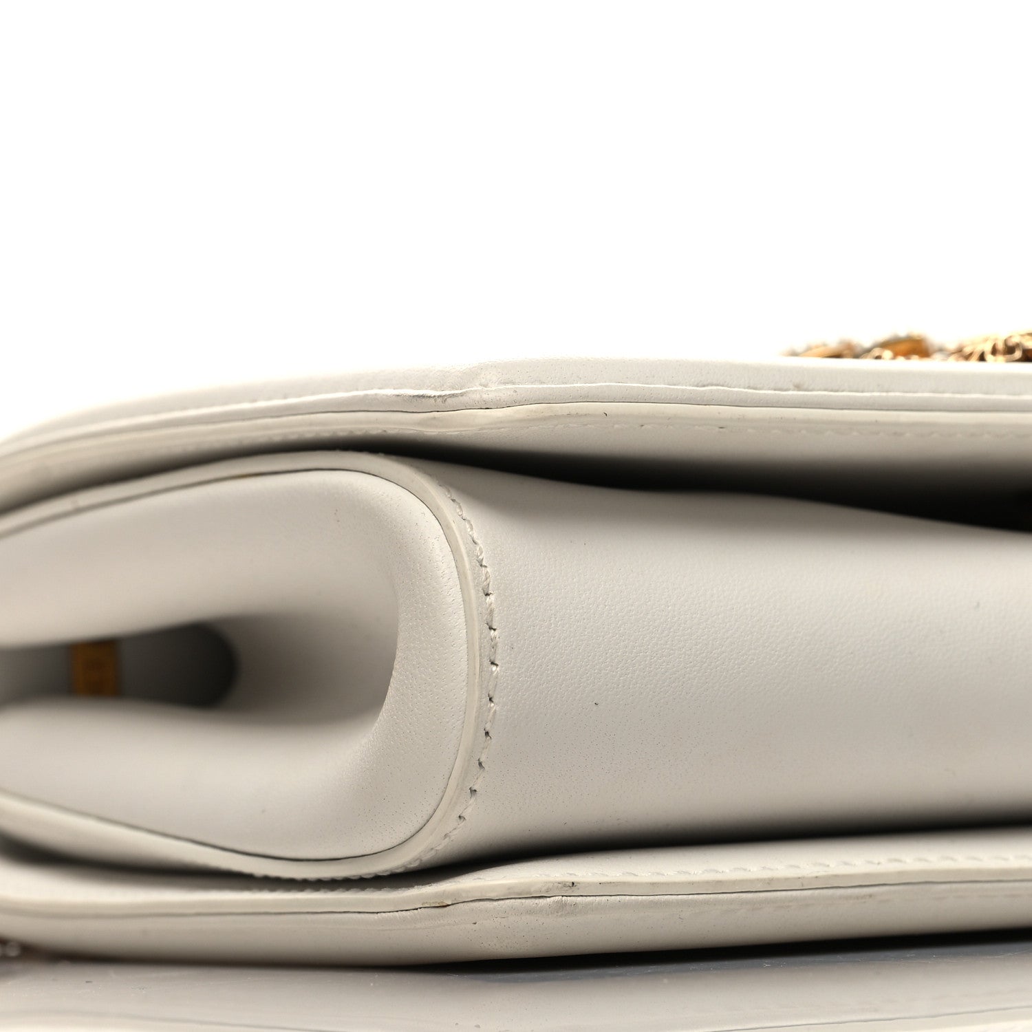 Dolce & Gabbana DOLCE & GABBANA Calfskin Medium Devotion Crossbody Bag White 7 of 10