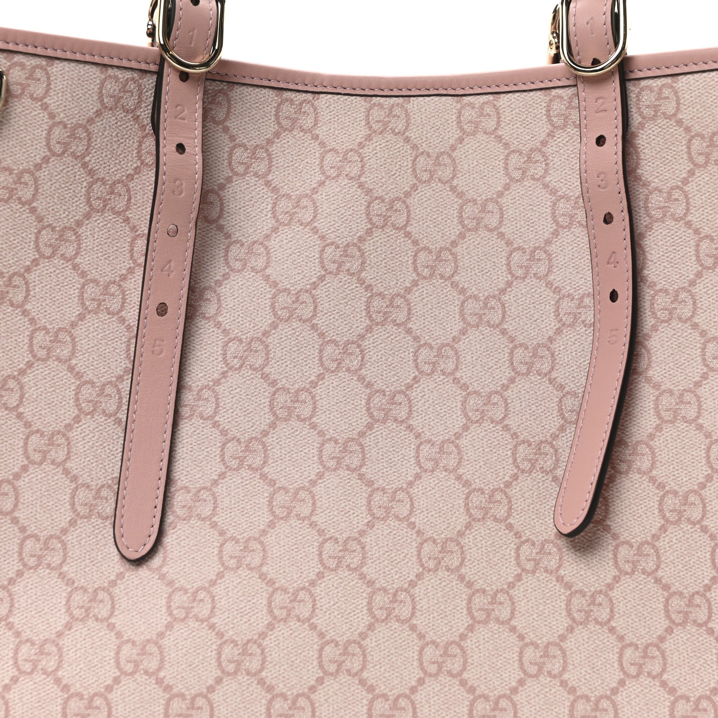 GG Supreme Monogram Emblem Large Tote Bag Light Pink