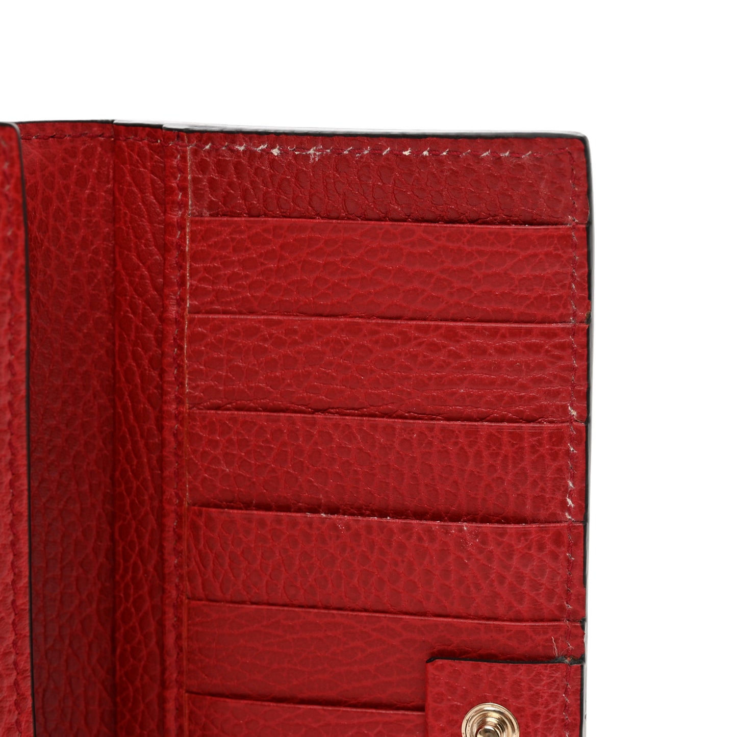 Pebbled Calfskin Interlocking G Continental Wallet Red