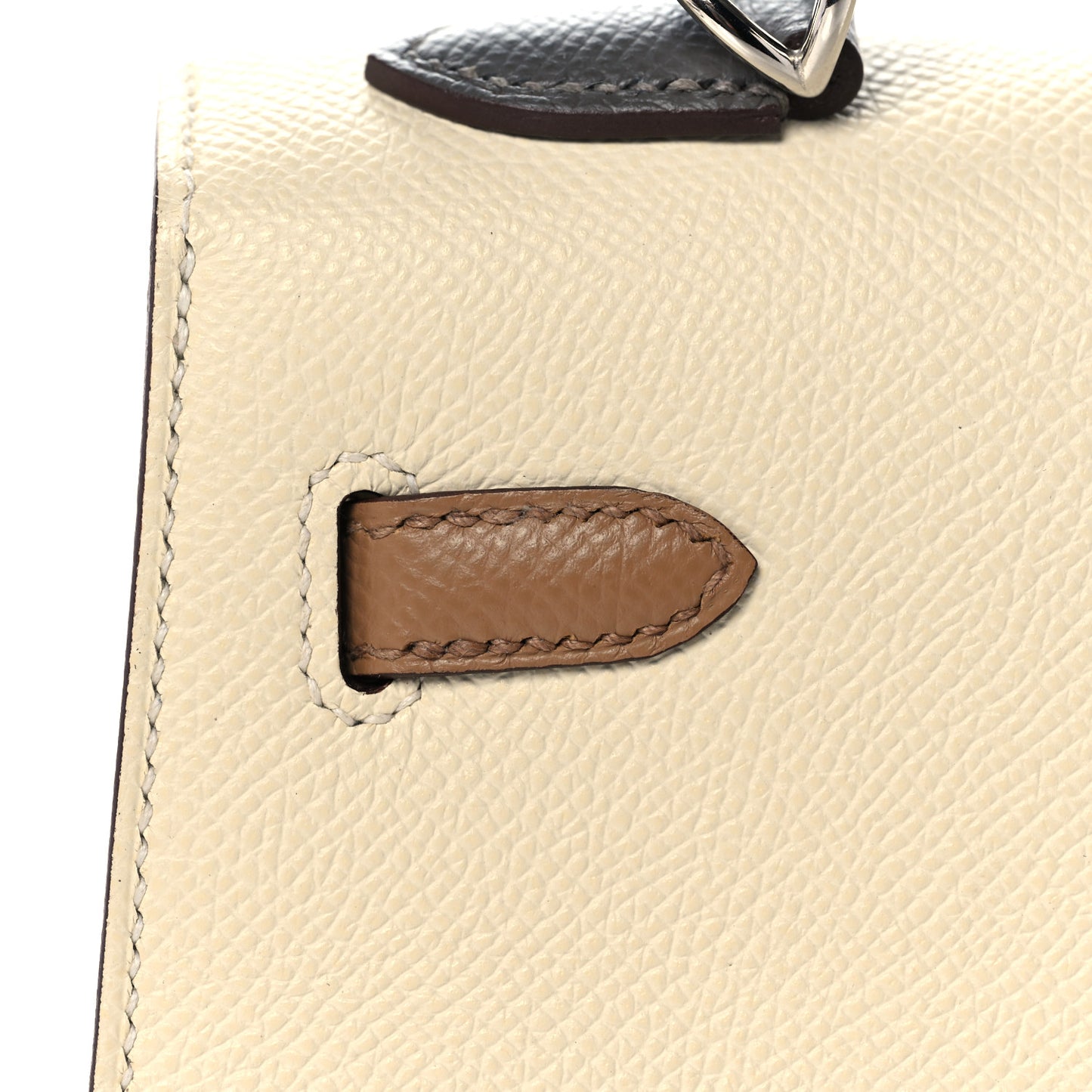 Epsom Tri-Color Kelly Sellier 25 Nata Chai Gris Meyer