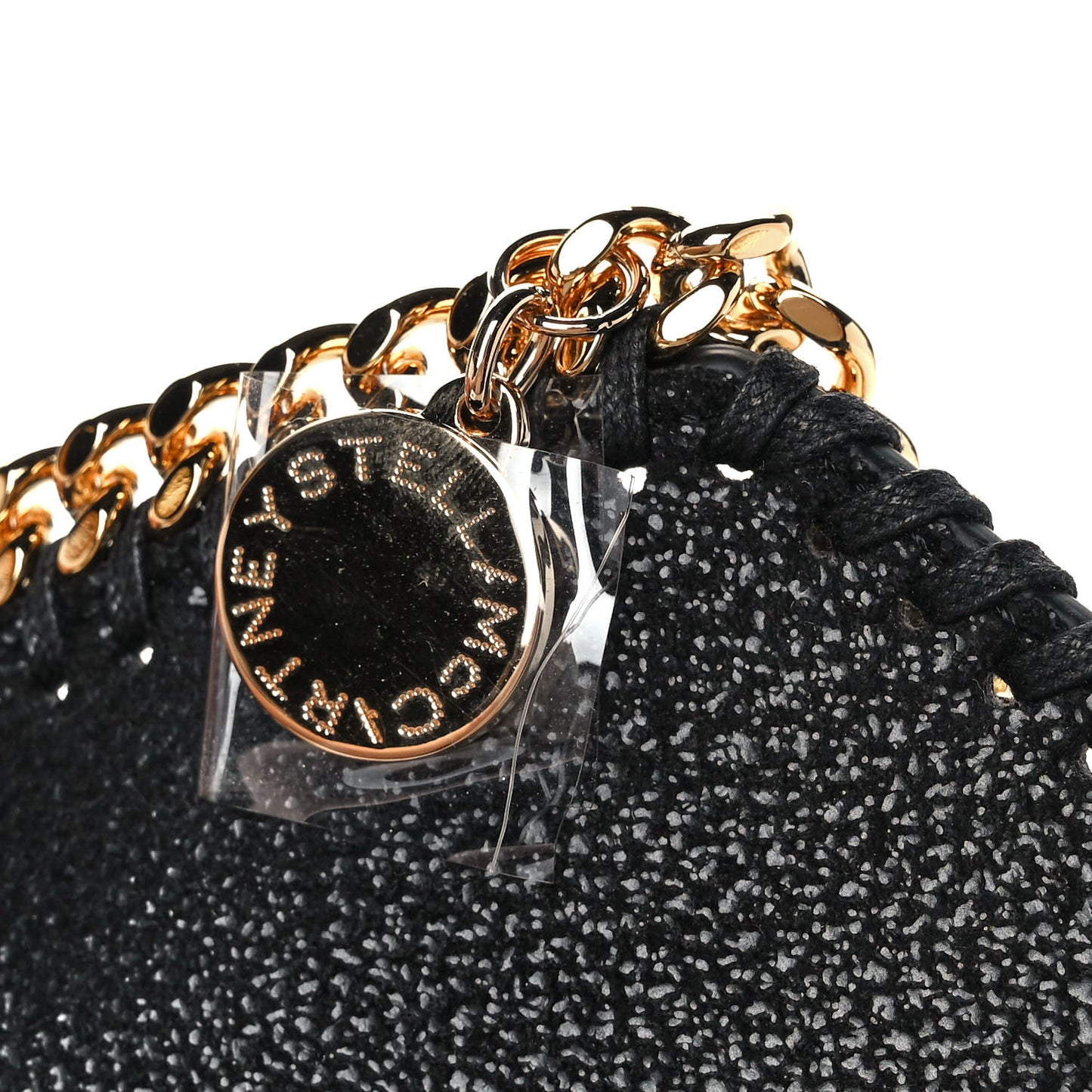 Shaggy Deer Mini Falabella Crossbody Bag Black