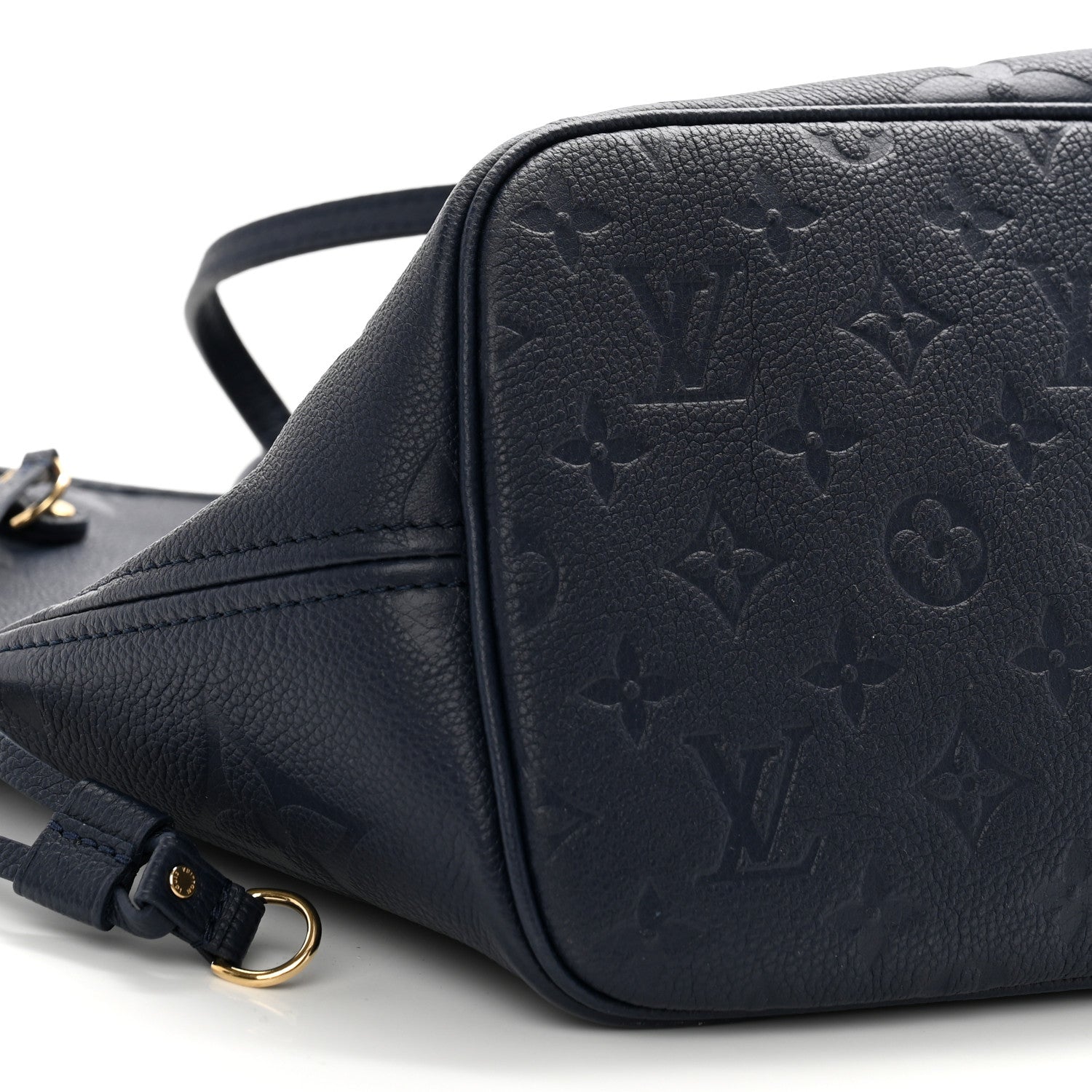 Louis Vuitton Empreinte Monogram Giant Neverfull MM Navy 7 of 9
