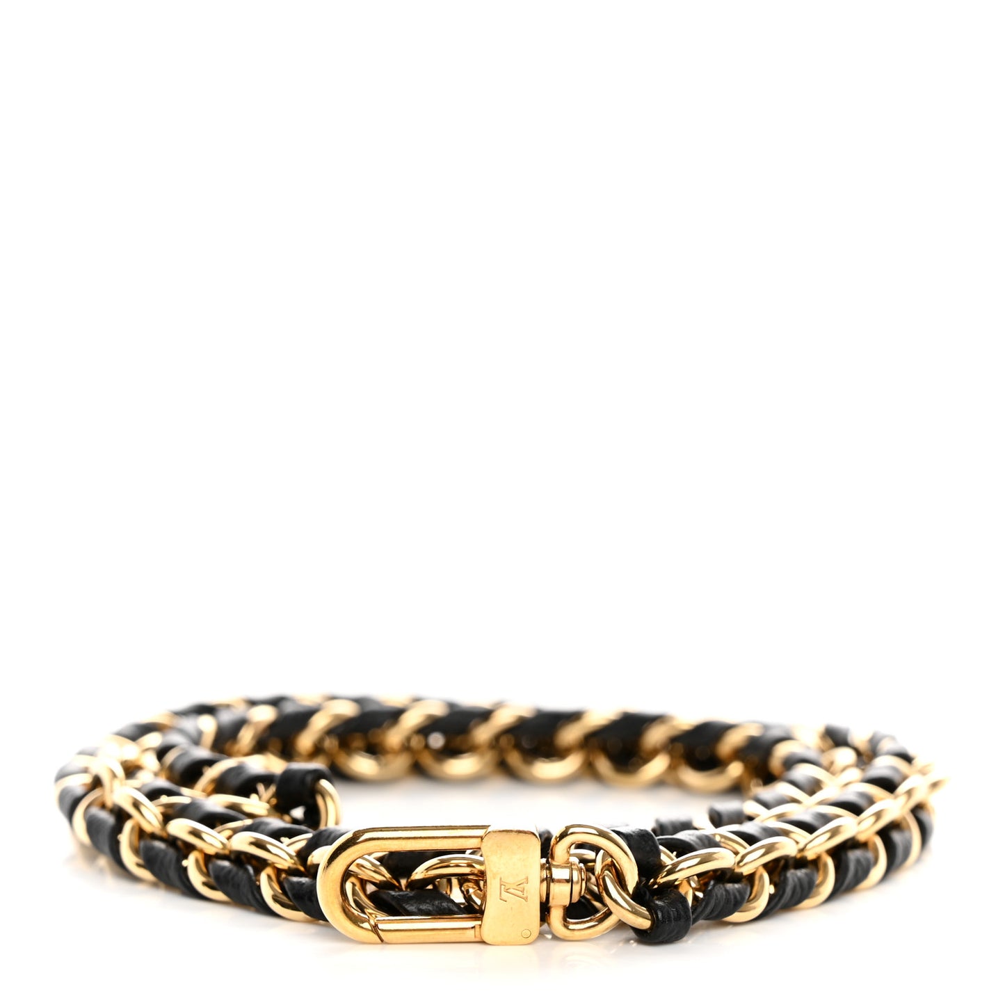 Calfskin Multi Pochette Chain Shoulder Strap Black Gold
