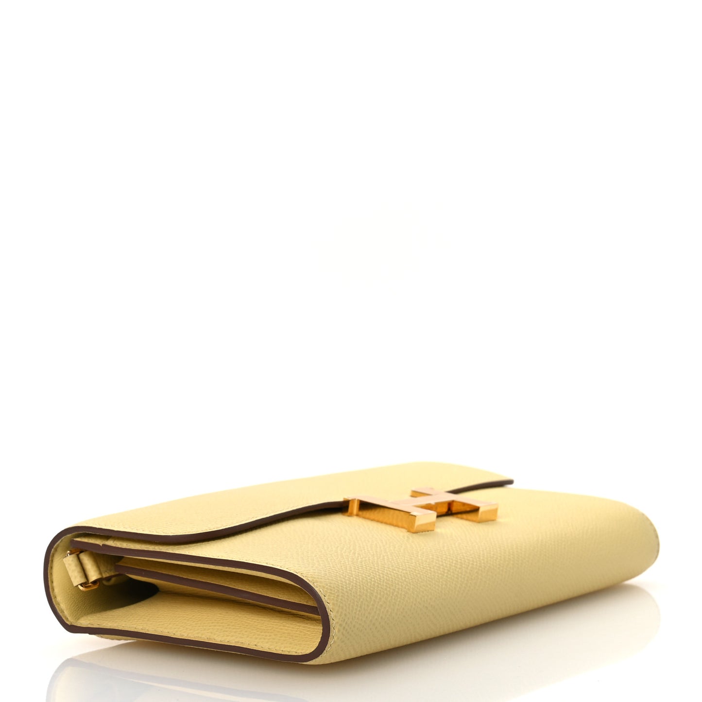 Epsom Constance Long Wallet To Go Wallet Jaune Poussin