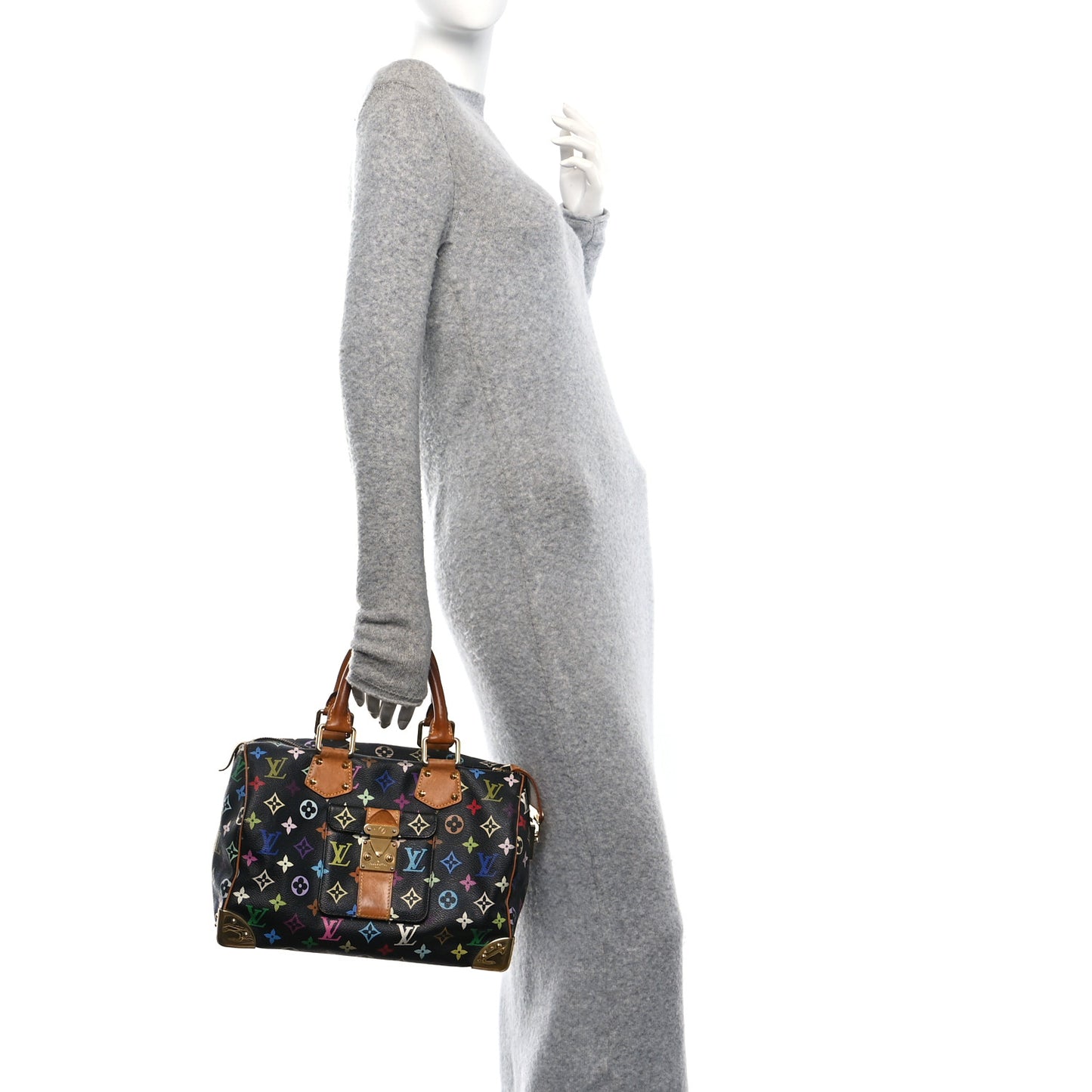 Monogram Multicolor Speedy 30 Black