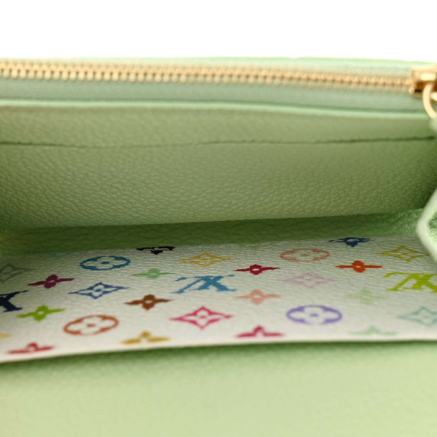 X TM Empreinte Monogram Rosalie Coin Purse Green Tea