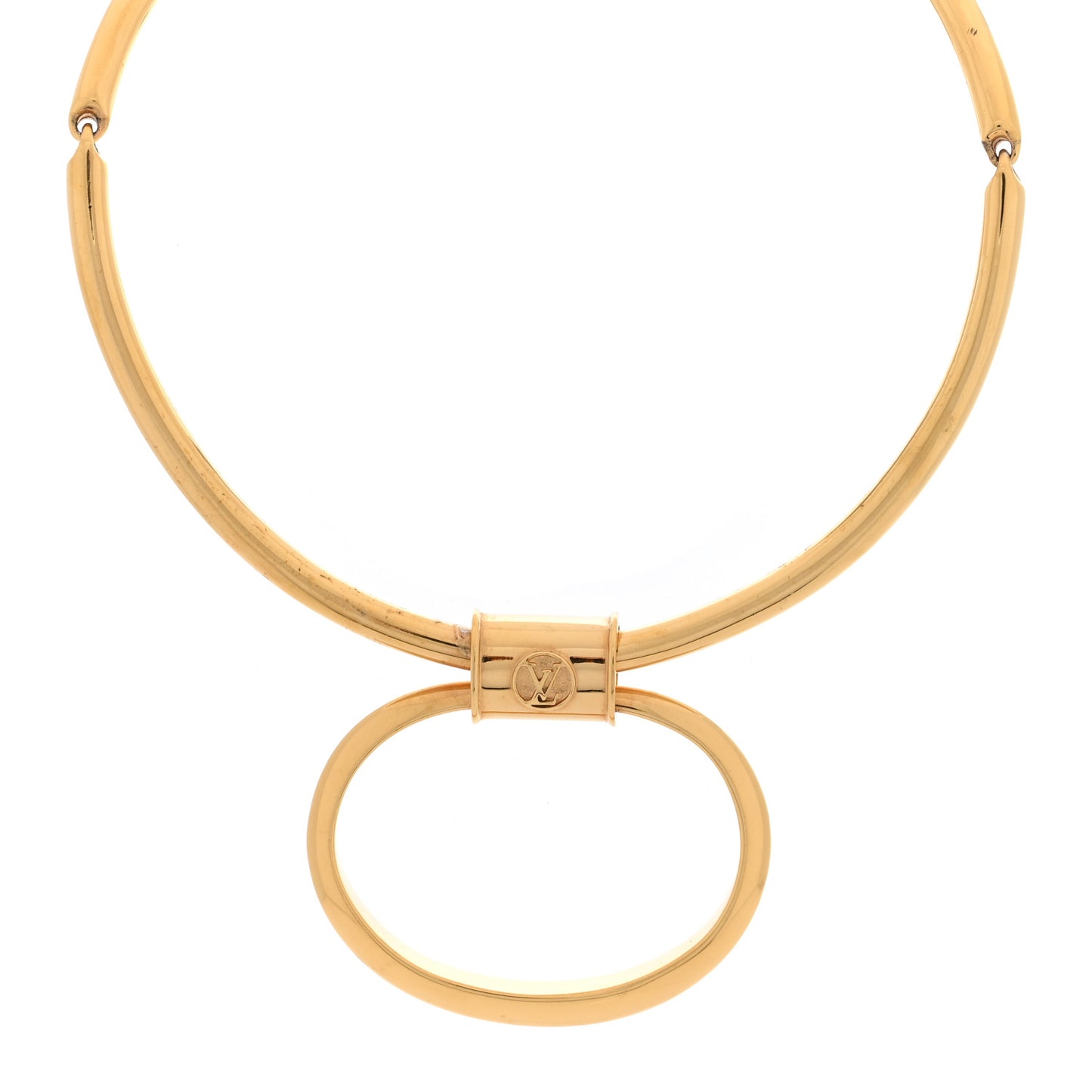 Metal Pure Choker Necklace Gold