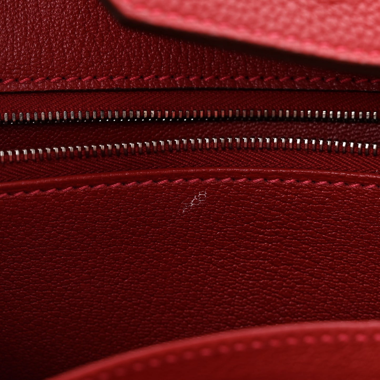 Taurillon Clemence Birkin 30 Rouge Piment