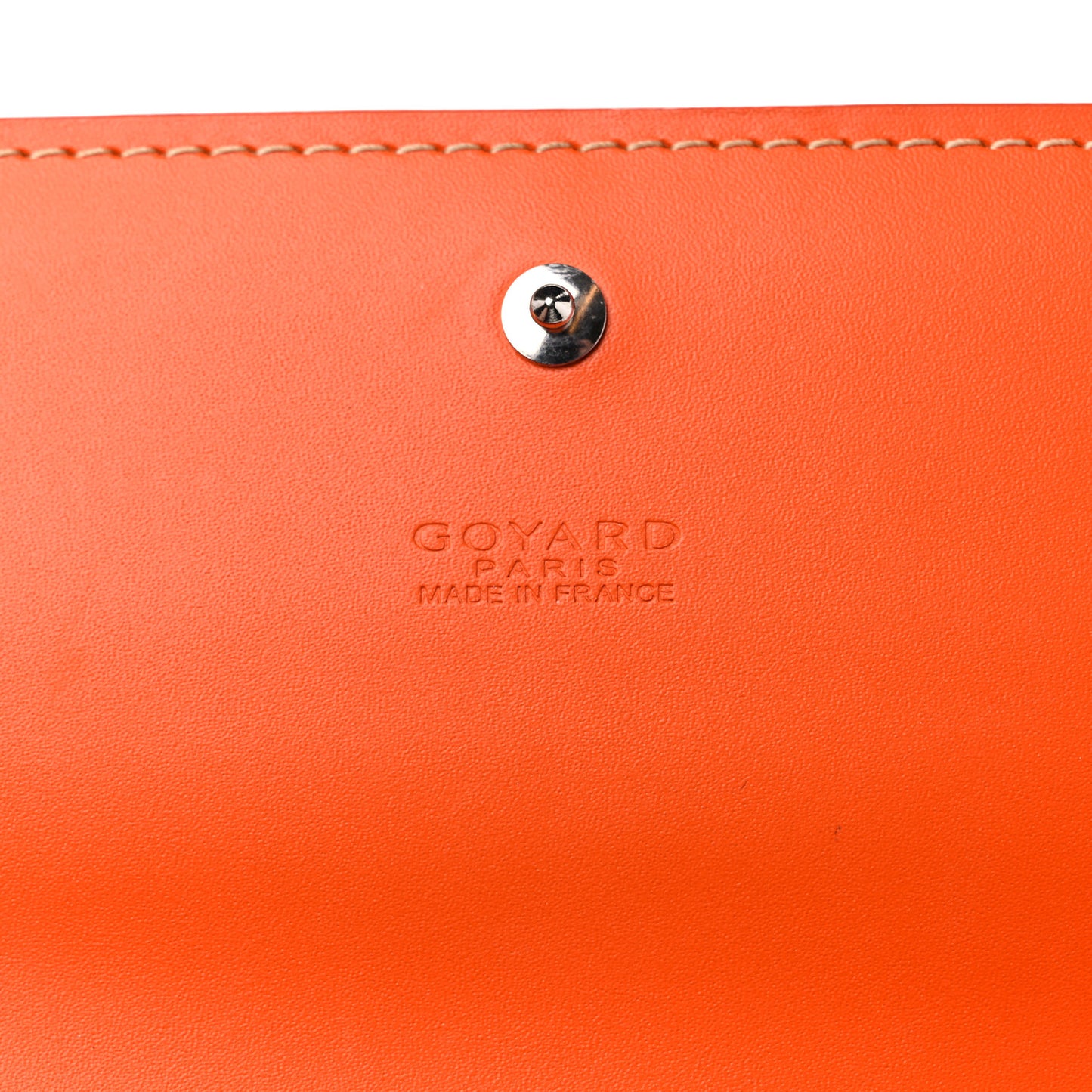 Goyardine Varenne Continental Wallet Orange
