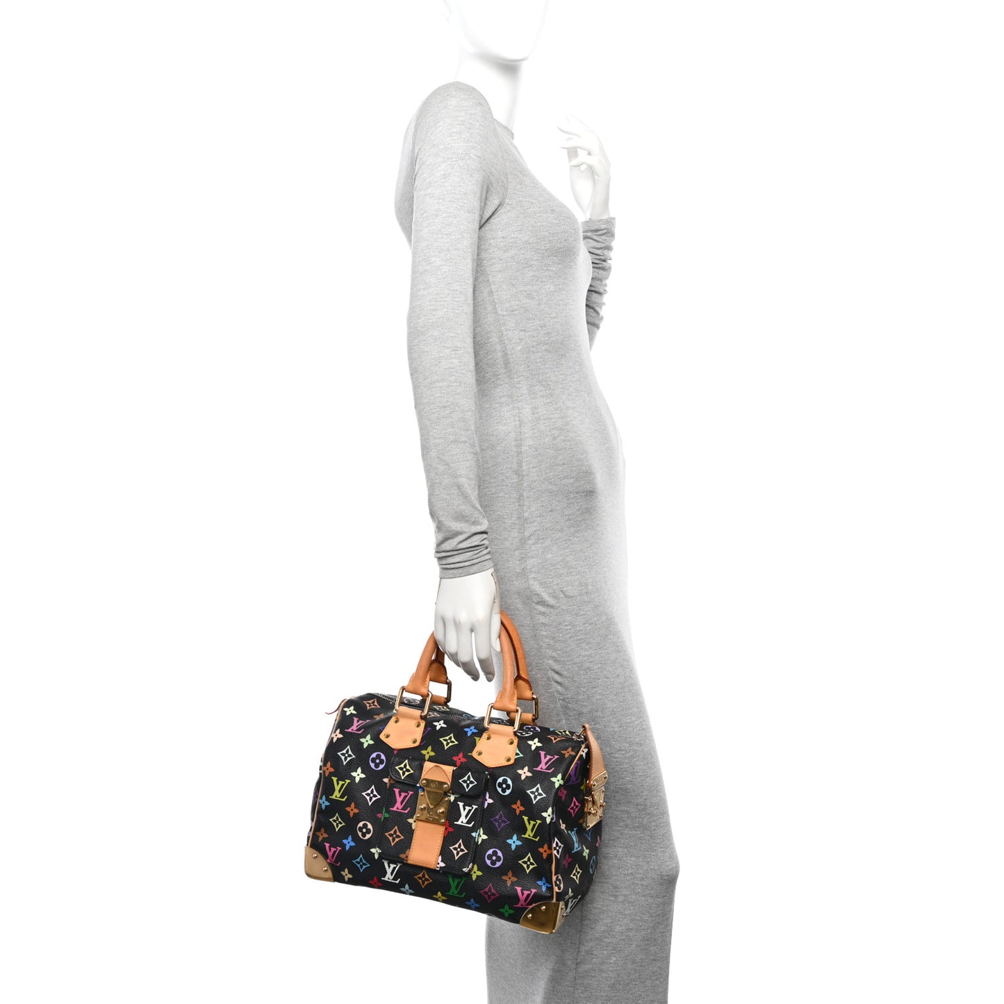 Monogram Multicolor Speedy 30 Black