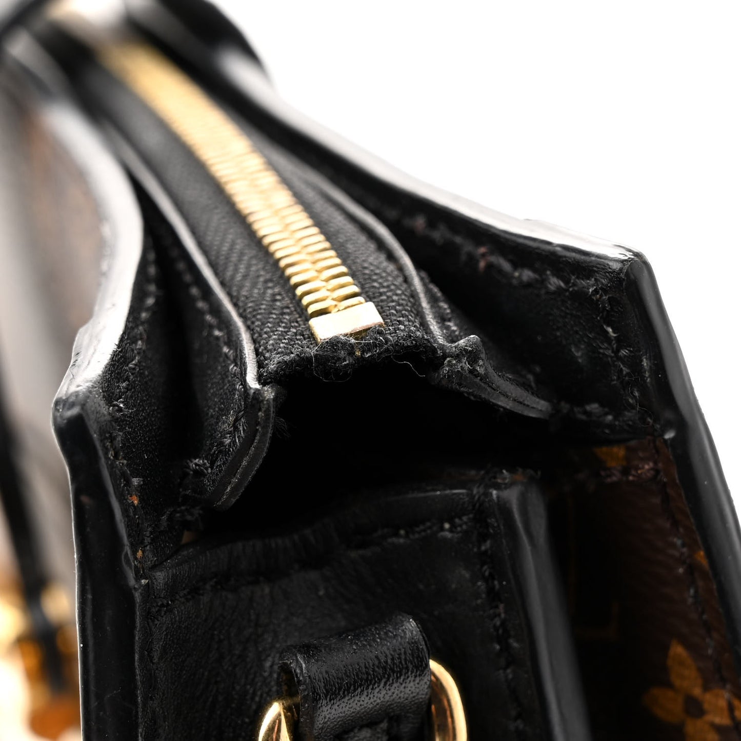 Reverse Monogram Trunk Clutch